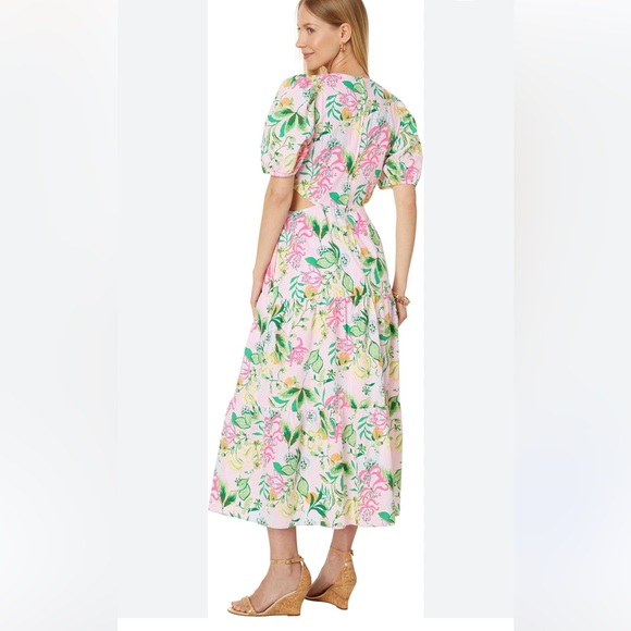 Lilly Pulitzer Lyssa Cotton Midi Dress - Picture 12 of 14